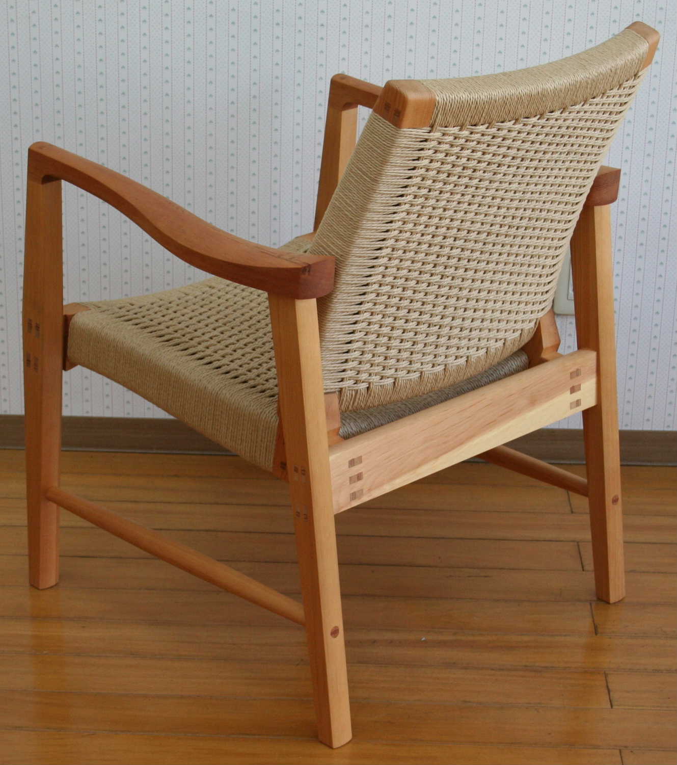 背3o座3.5oペーパーコードのカナコ編み